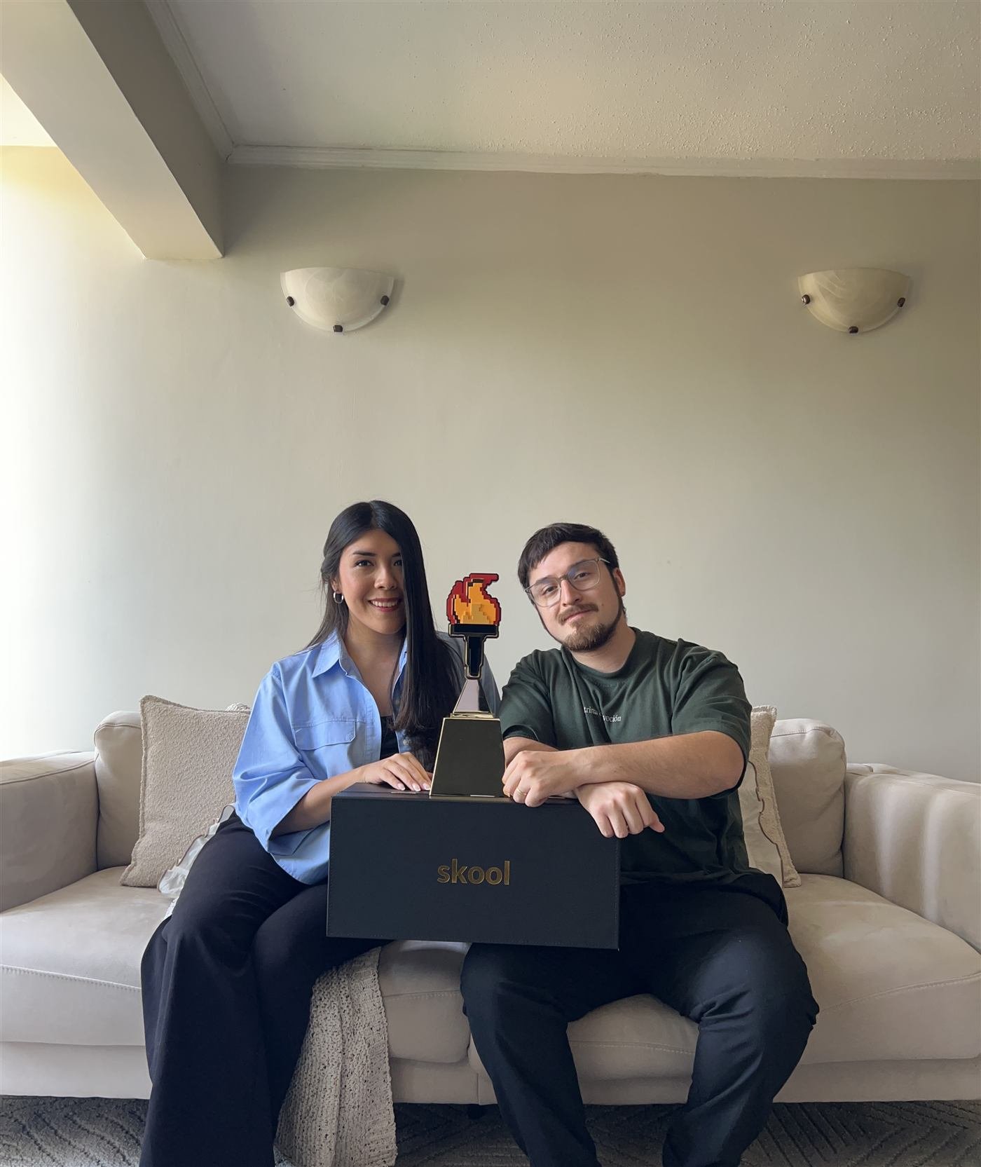 Benja y Nadia, fundadores de DOXA