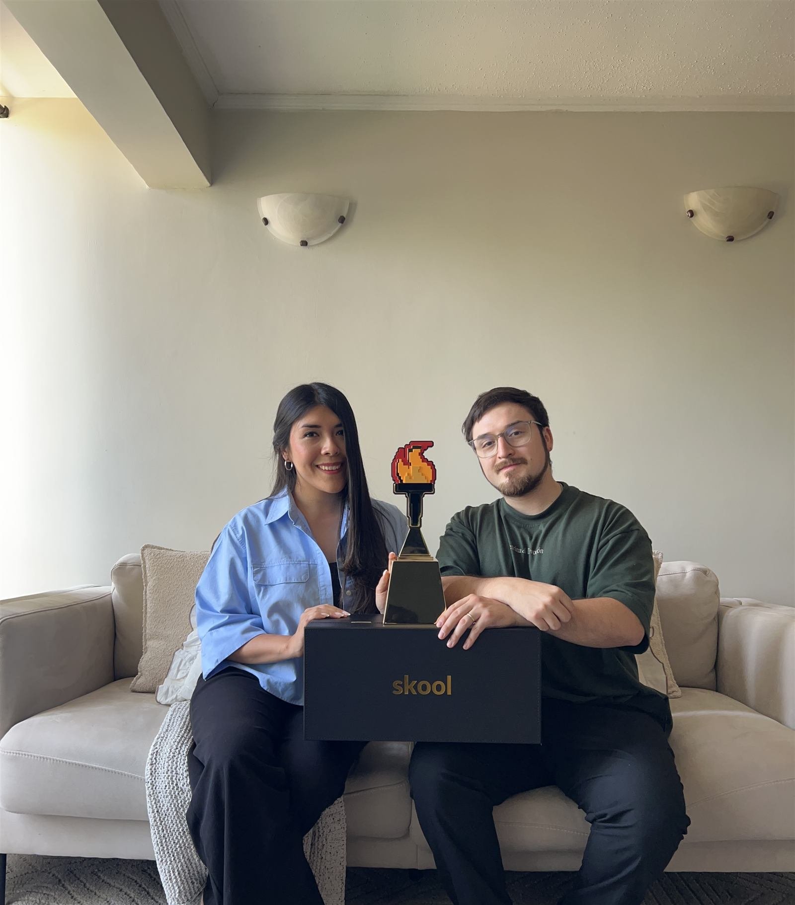 Benja y Nadia, fundadores de DOXA