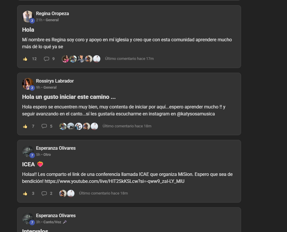 Publicaciones de la comunidad de estudiantes de DOXA